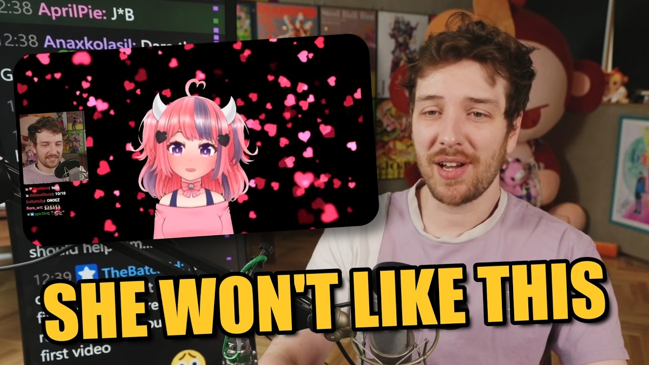 Коннор комментирует первое видео Мауси на YouTube.