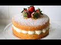 EASY VICTORIA SPONGE CAKE RECIPE