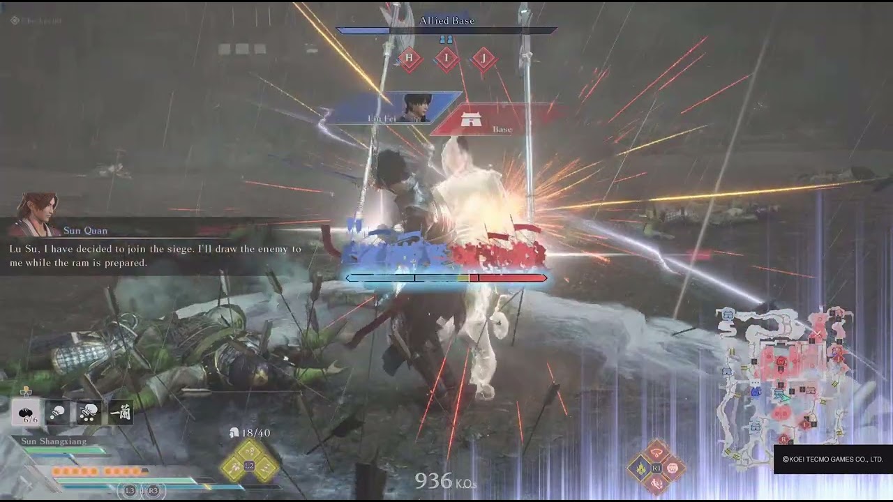 Dynasty Warriors Origins | Subjugation Of Lujiang | Sun Quan's Force's Vs Li Shu's Force's