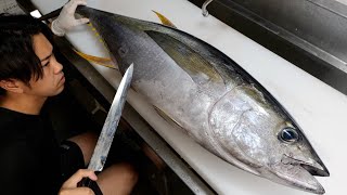 巨大なマグロを解体して食べたら美味すぎた