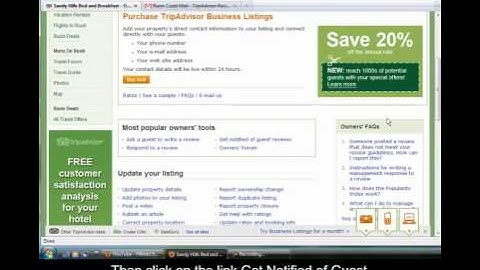 Failte Ireland - Respond to a Review on TripAdvisor (with captions)