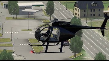 Test acrobatics Hughes 500D X plane 11.35b3