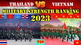 Thailand VS Vietnam 2023 Military Strength Ranking #thailand #vietnam #ranking