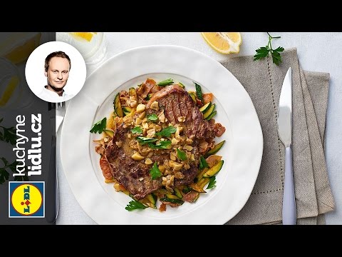 Video: Zverina: Recept Na Biftek S Hubovou Omáčkou