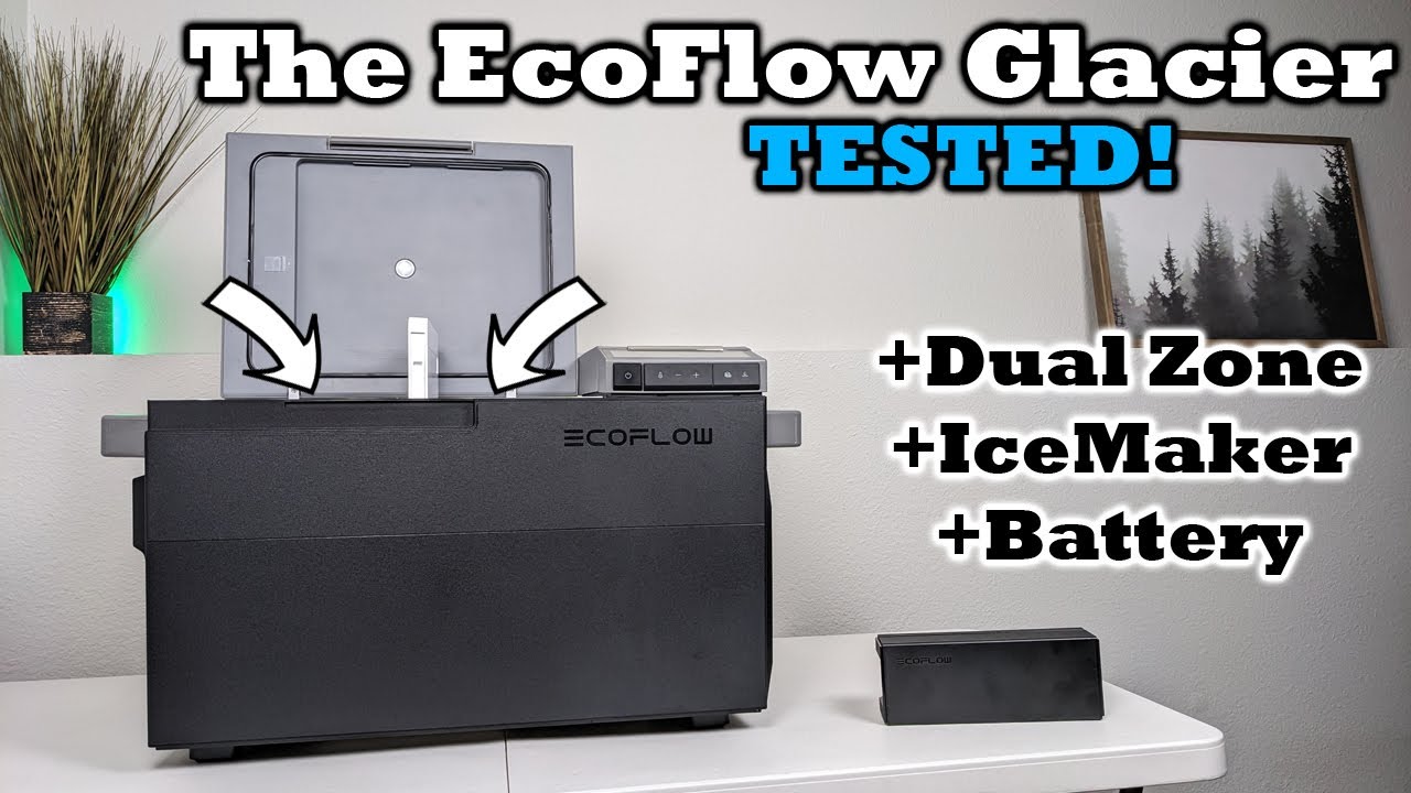 Portable Fridge /Freezer/ Ice Maker 3-in-1 EcoFlow Glacier — KEL Commerce