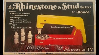 Ronco Rhinestone & Stud Setter (1974) by Our Nostalgic Memories 801 views 7 days ago 1 minute, 16 seconds