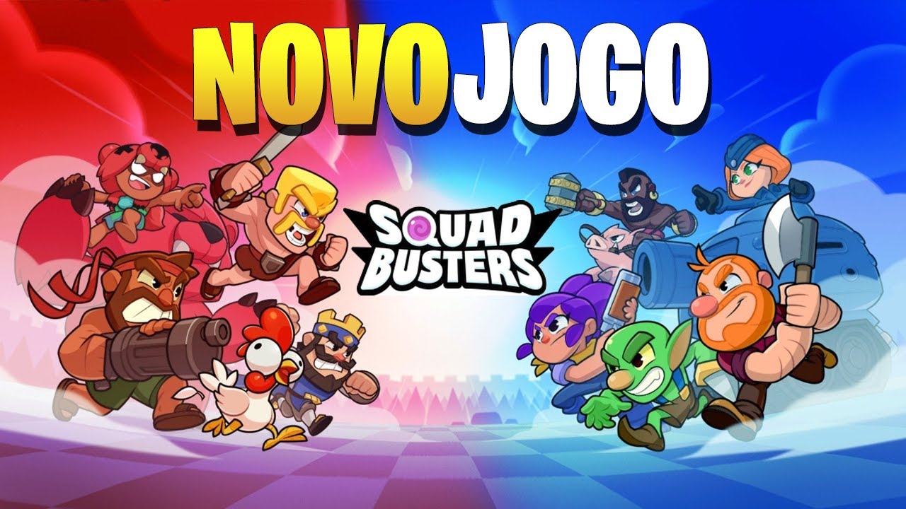 Joguei SQUAD BUSTERS o novo jogo da Supercell 