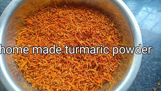 Home made turmaric powder l pure home made turmaric powder in kannada