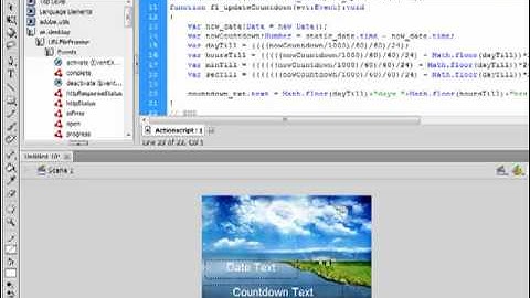 Flash Tutorial - Making Date Countdown in Flash.mp4