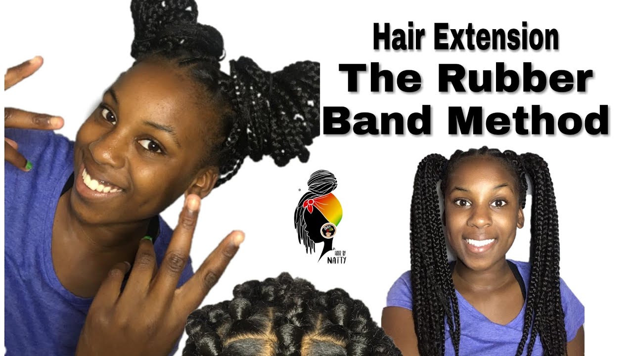 HAIR Extension Rubber Band METHOD YouTube