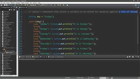 Java switch ⬇【4 minutes】