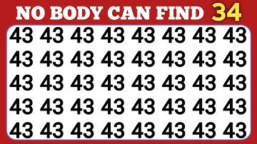 Find The Odd One Out | Genius People Can Pass This Expert Level IQ Test | Number and letter Edition