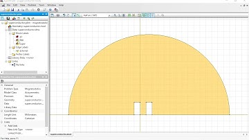 Superconductor levitation. Magnetostatic simulation with QuickField FEA software