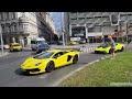Supercars brutal exhaustrevving sound acceleration and squealing tires