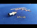 How to make the smallest antenna with high quality to capture DTV channels