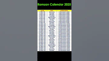 Ramadan Calendar 2025 Ramzan Shorts 