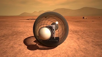 A Spherical Robot animation - Rotundus Groundbot predessor