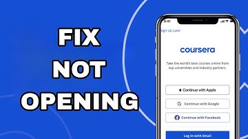 How To Fix And Solve Not Opening On Coursera App | Final Solution