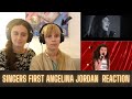 Singers First Reaction To Angelina Jordan - Gloomy Sunday + Million Miles