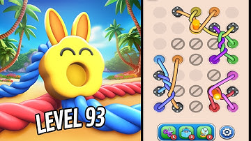 🏅 TWISTED TANGLE 🤪 Level 93 🧩 Gameplay Walkthrough
