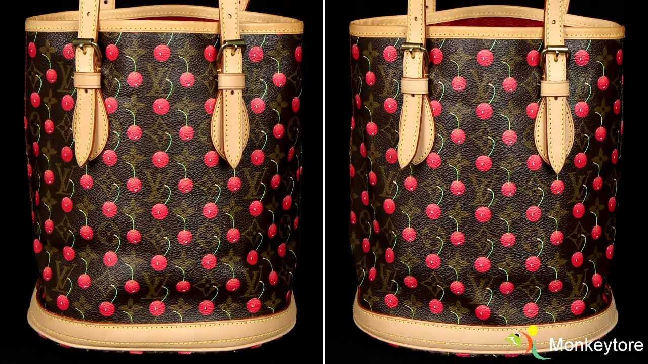 Pre-Owned Authentic Louis Vuitton Cherry Bucket with Coin Purse