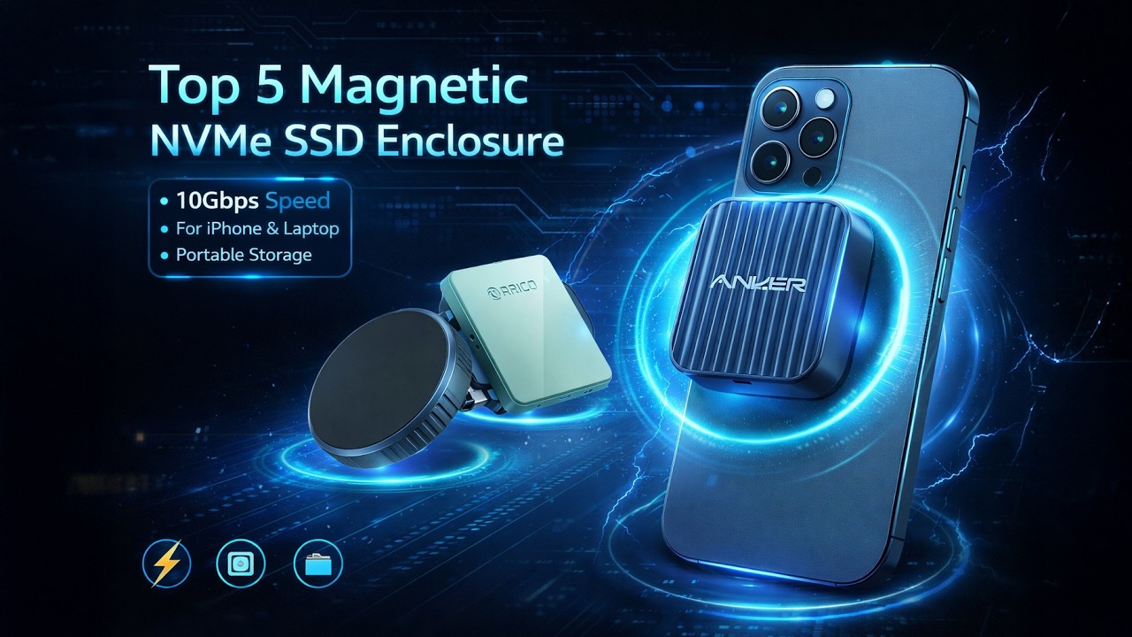 Best Magnetic M.2 NVMe SSD Enclosure 2026 | Top 5 Picks - YouTube