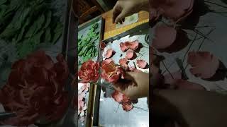 wiring gumpaste flower, assembling gumpaste flowers #kengy #kengycake #kengyletlet (1)