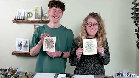 The Multi-Coloured Green Man - A Lavinia Stamps Tu...