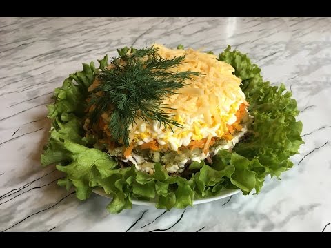 Video: Liver And Cabbage Salad - A Step By Step Recipe With A Photo