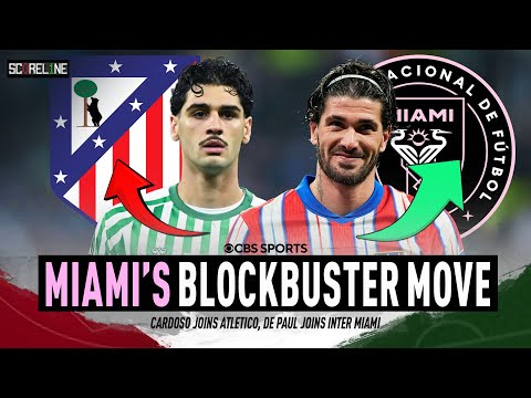 Rodrigo De Paul CLOSE To Joining Inter Miami Johnny Cardoso Signs For Atlético Madrid Scoreline 
