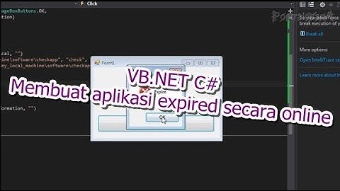 (Basic!!) Membuat aplikasi expire secara online menggunakan VB.Net C#