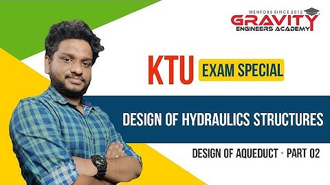 DESIGN  OF HYDRAULIC STRUCTURES- DESIGN OF AQUEDUCT DESIGN PART 2