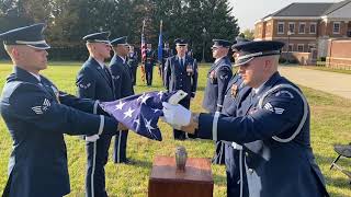 USAF Honor Guard 20 Person Cremate Sequence