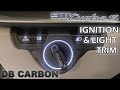 DB Carbon 992 Turbo S Ignition &amp; Light Trim Carbon Fiber Install