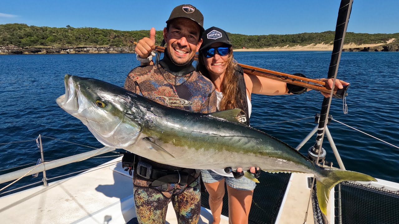 Spearfishing Kingfish in Jervis Bay (Sailing Popao) S2 Ep.2