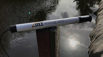 OTT ecoLog 1000 test installation in the Don River, Sheffield, UK