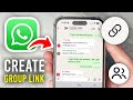 نحوه ایجاد لینک دعوت به گروه واتساپ راهنمای کامل