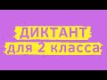 Диктант 2 класс «Лето»