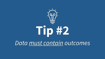 Qlik AutoML Tips - Tip #2 - The data must contain outcomes