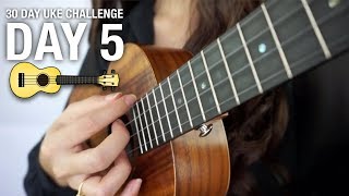 Video thumbnail of "DAY 5 - HOW TO STRUM WITH THE INDEX FINGER - 30 DAY UKE CHALLENGE"