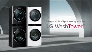 [LG at CES2021] LG WashTower  Integrated, intelligent laundry solution