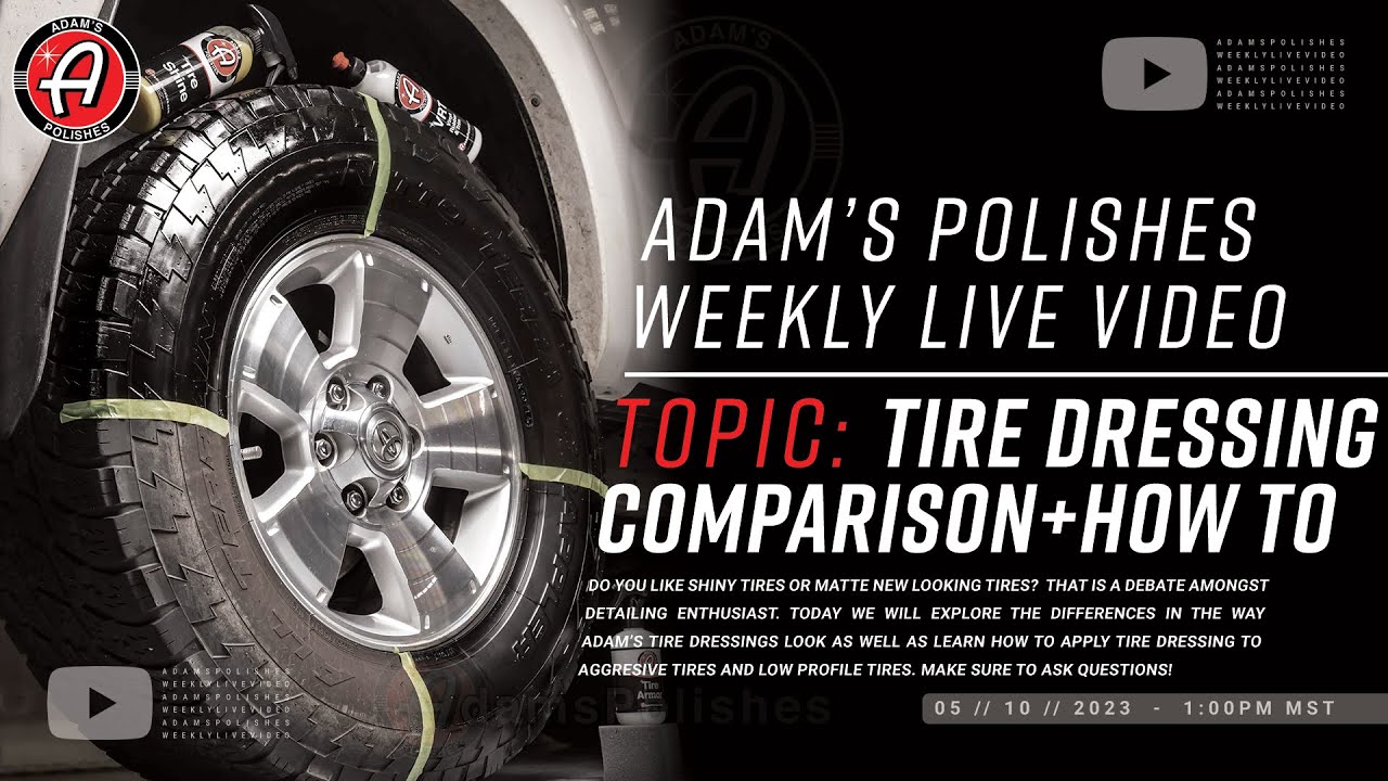 VRT vs. Tire Shine - Wheels, Tires, Trim, & Undercarriage - Adams