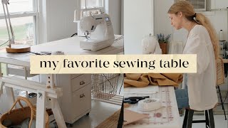A Simple Sewing Table Setup With an IKEA Table