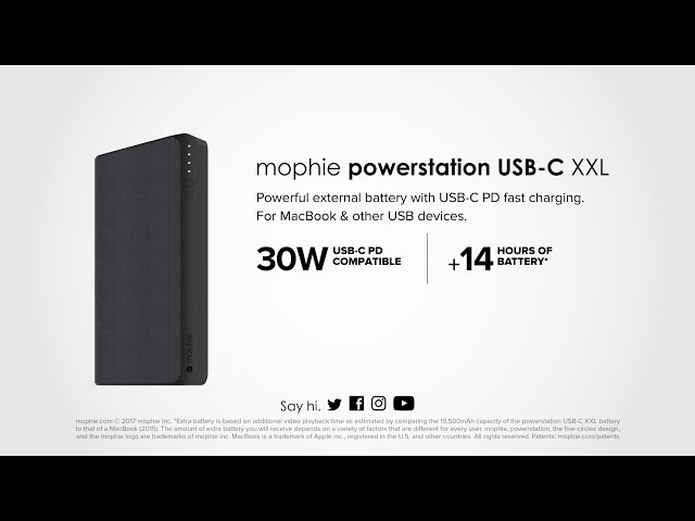 mophie powerstation USB-C XXL