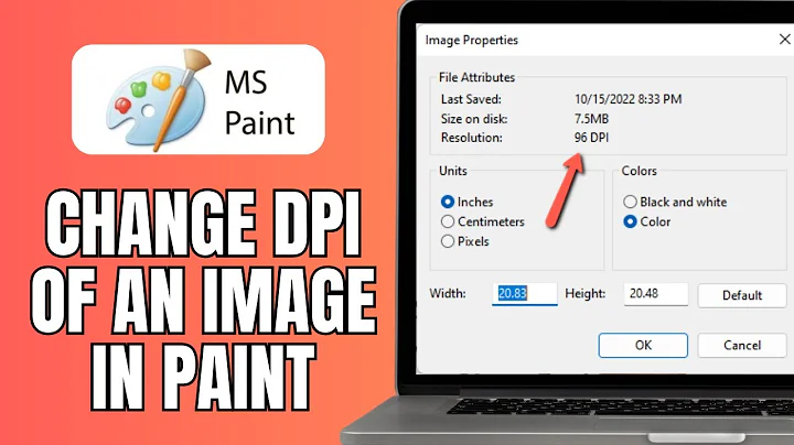 How To Change DPI Of An Image In Paint