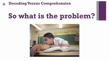 Module 3 Decoding Versus Comprehension