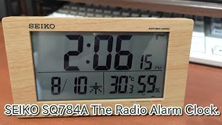 正確で上品な目覚まし時計 SEIKO SQ784A The Good Alarm Clock.