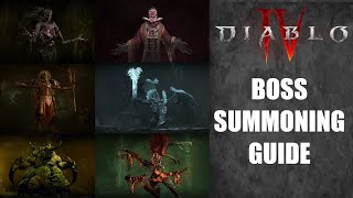Diablo 4 Boss Summoning Guide!