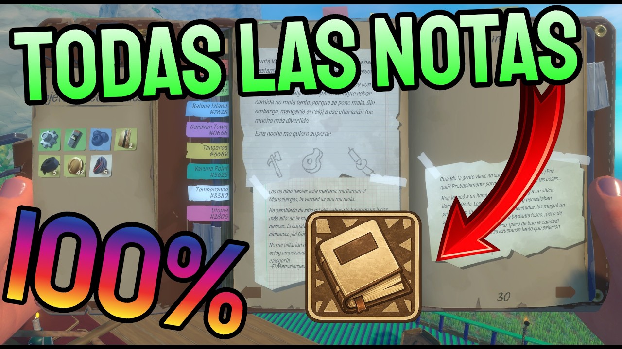 Raft Note Guide RAFT – TODAS las NOTAS de TODAS las ISLAS (Guía Completa 2026) - YouTube