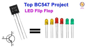 LED Flip-Flop Circuit using BC547 Transistor  @ActiveCreations38